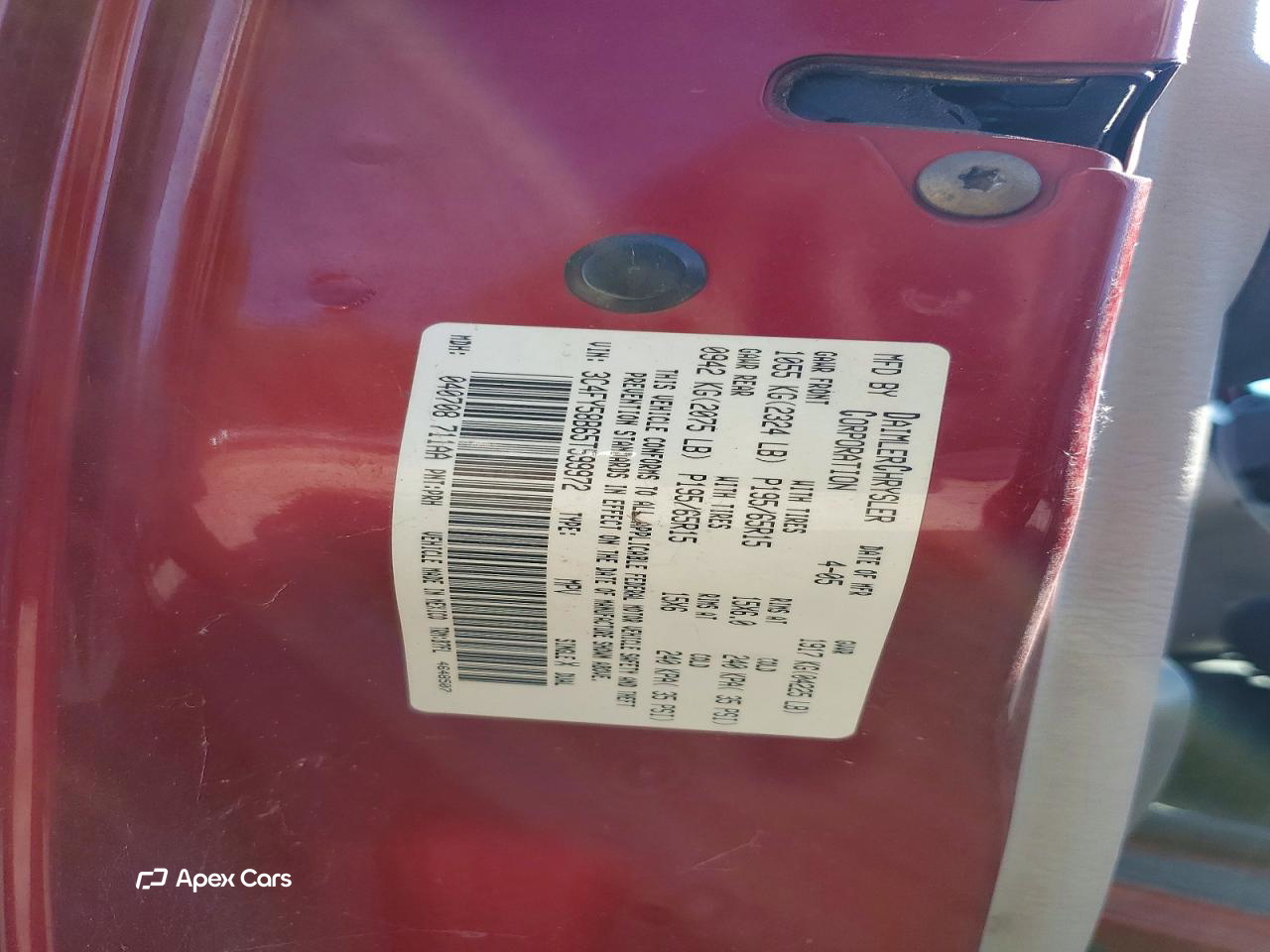 Chrysler PT Cruiser 2005