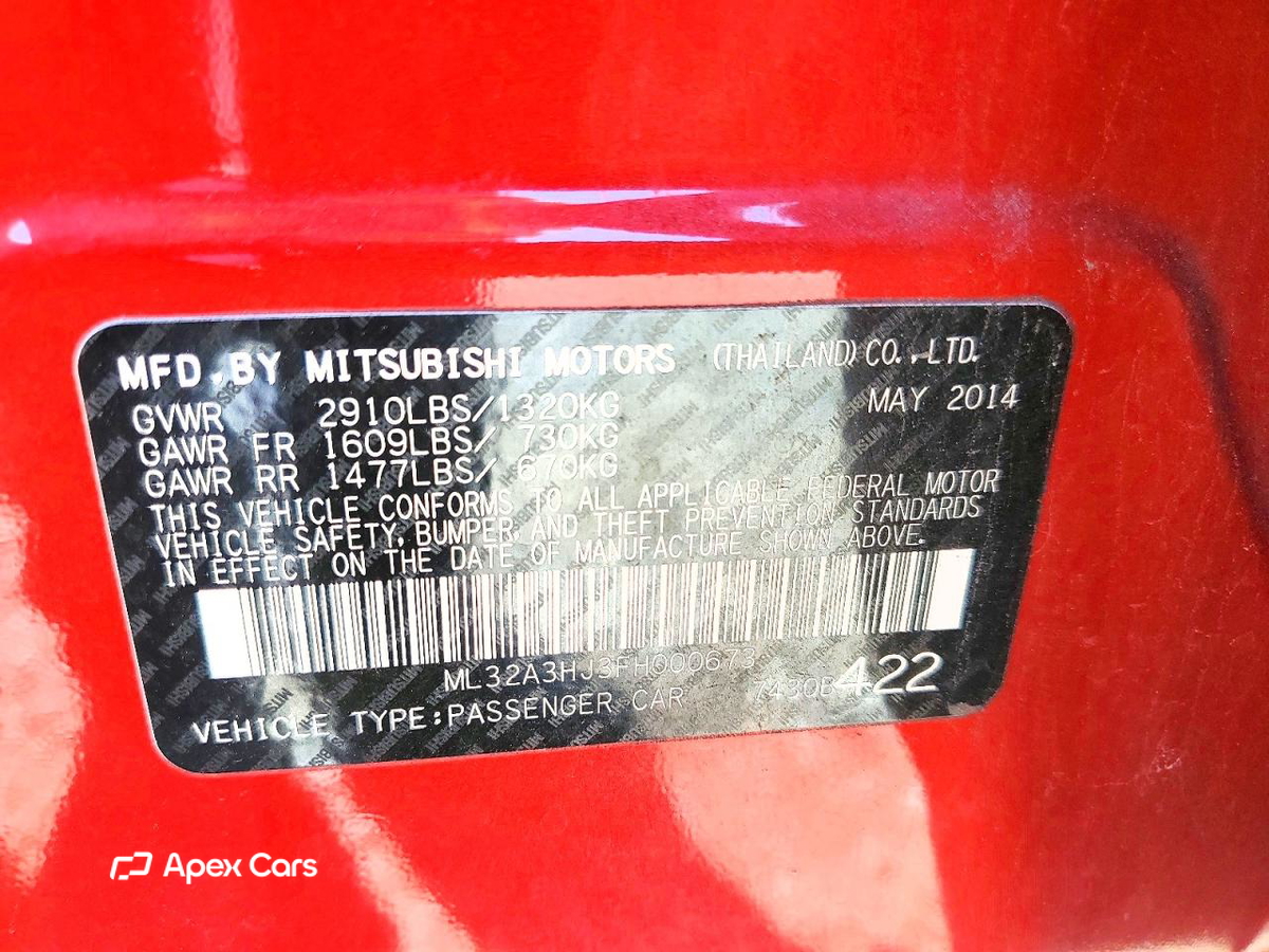 Mitsubishi Mirage 2015