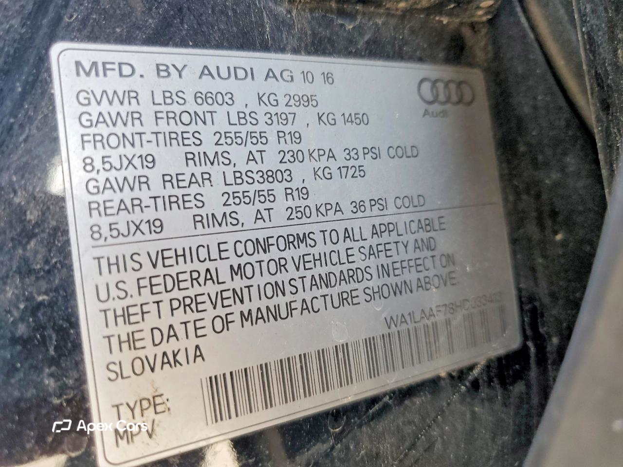 Audi Q7 2017