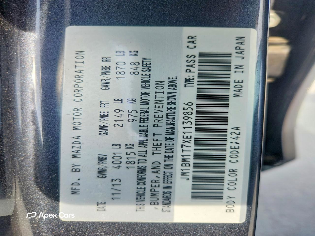 Mazda 3 2014