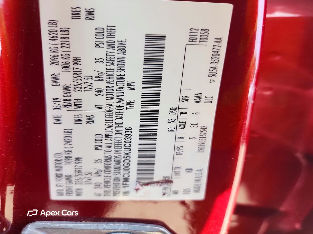 Ford Escape 2019