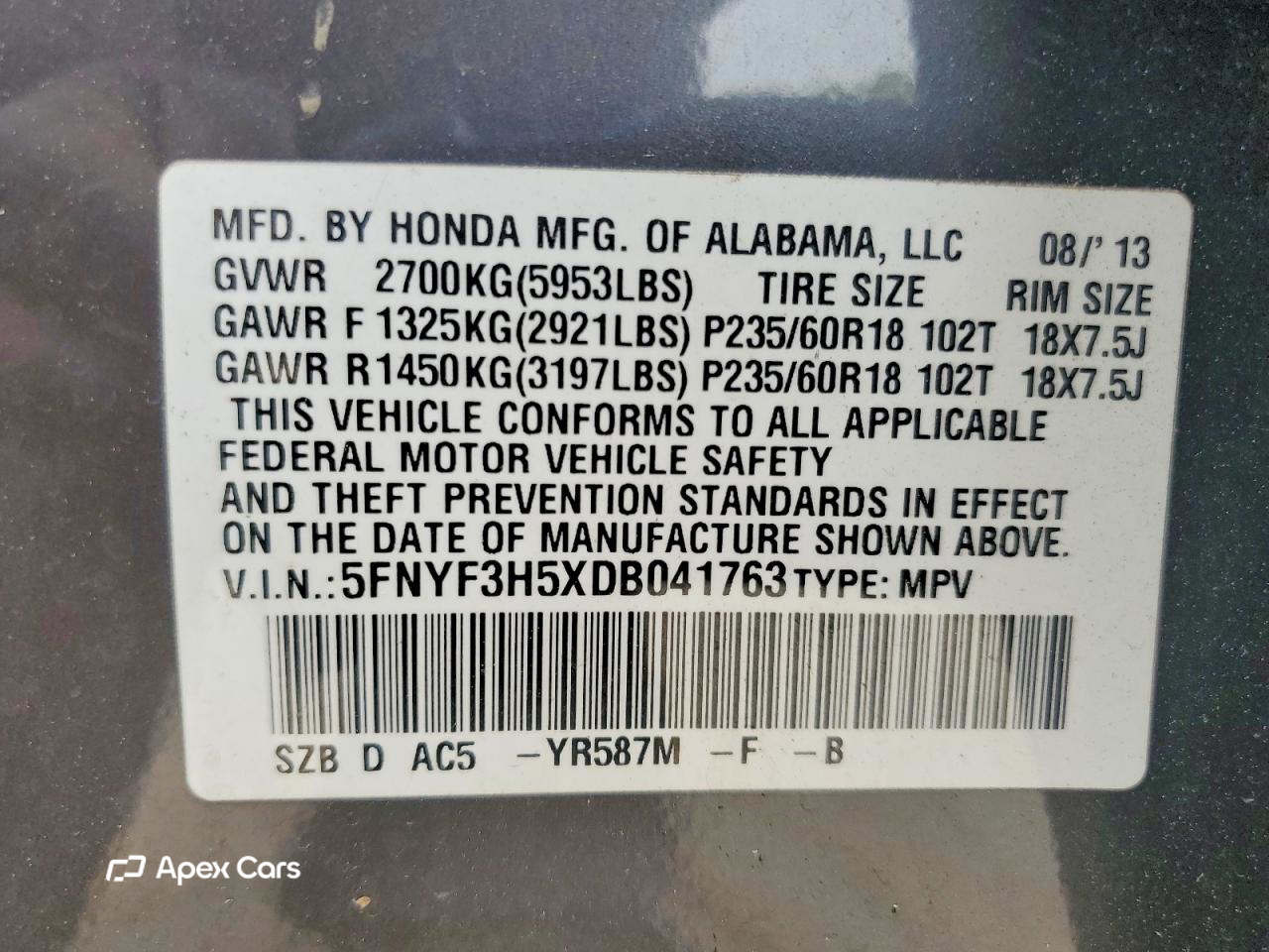 Honda Pilot 2013