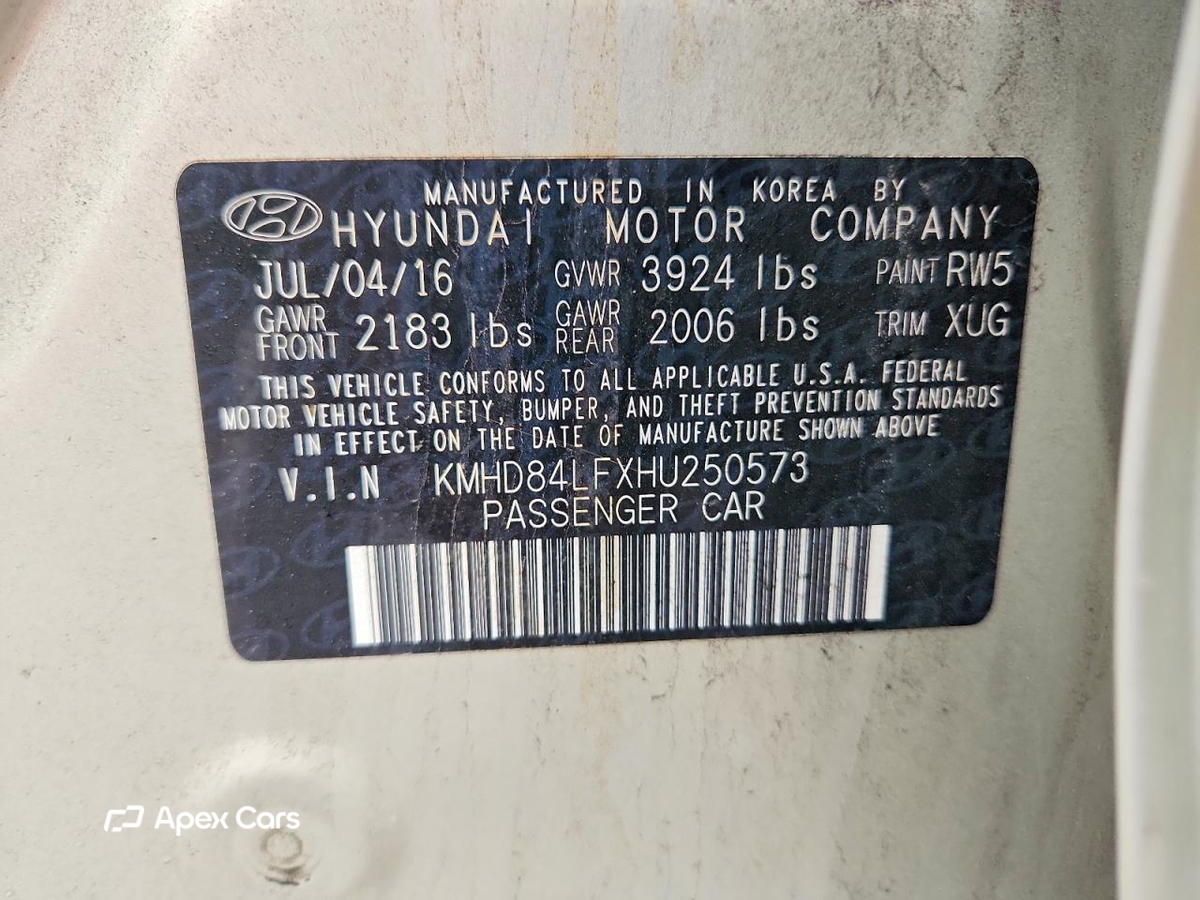 Hyundai Elantra 2017