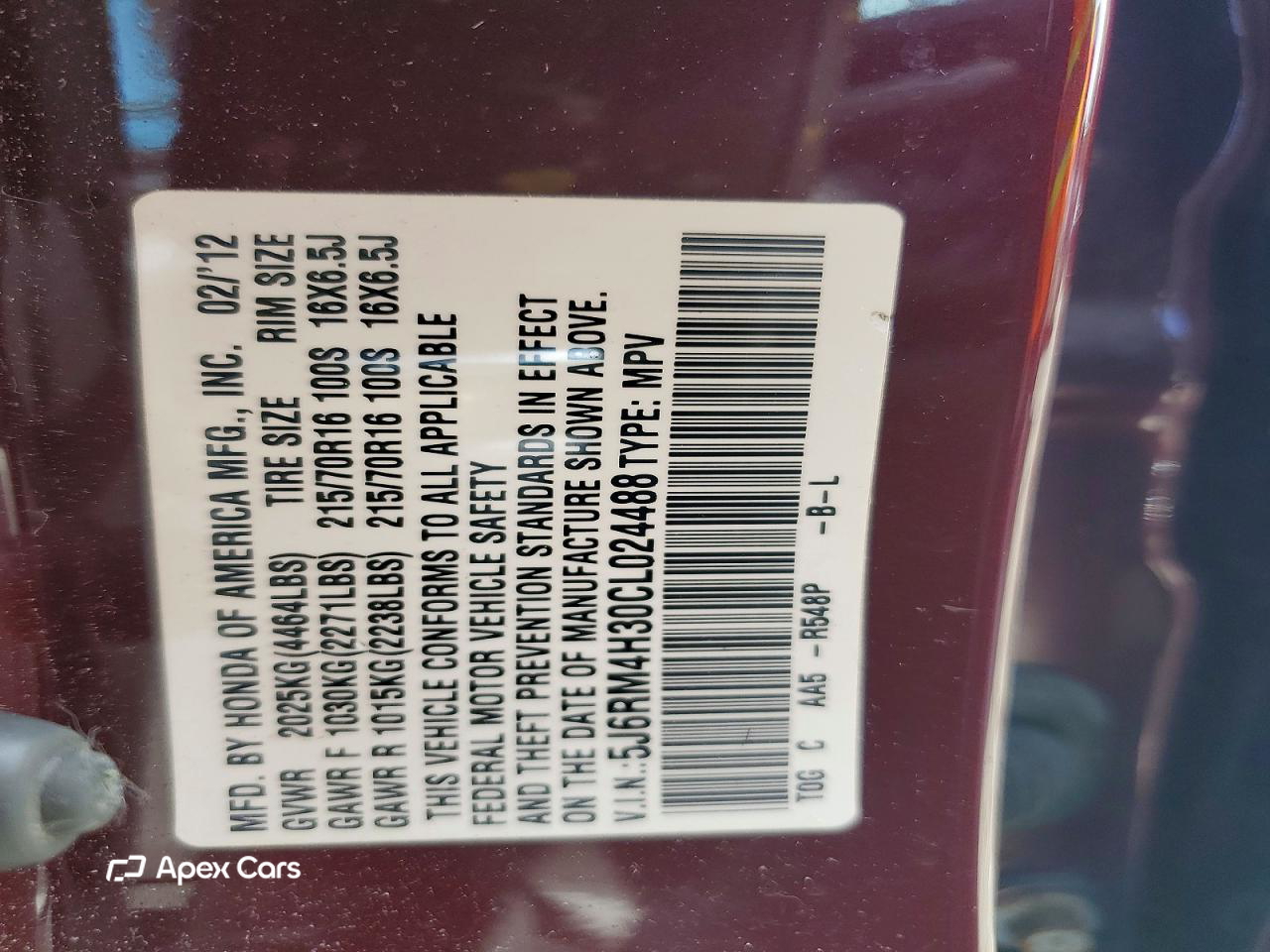 Honda CR-V 2012