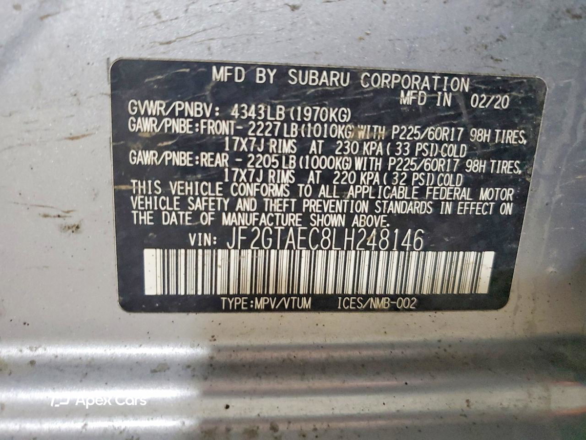 Subaru XV 2020
