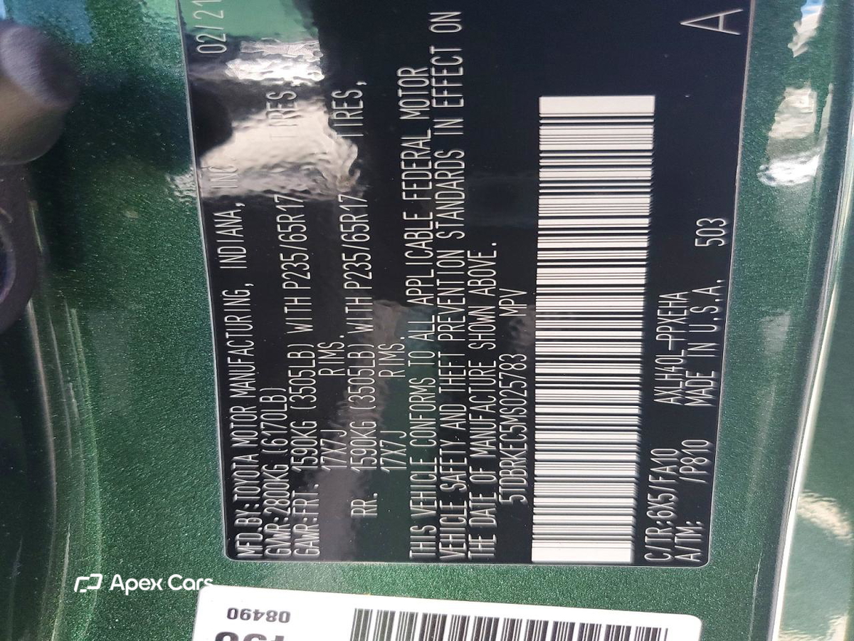 Toyota Sienna 2021