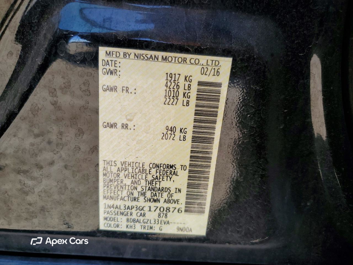 Nissan Altima 2016