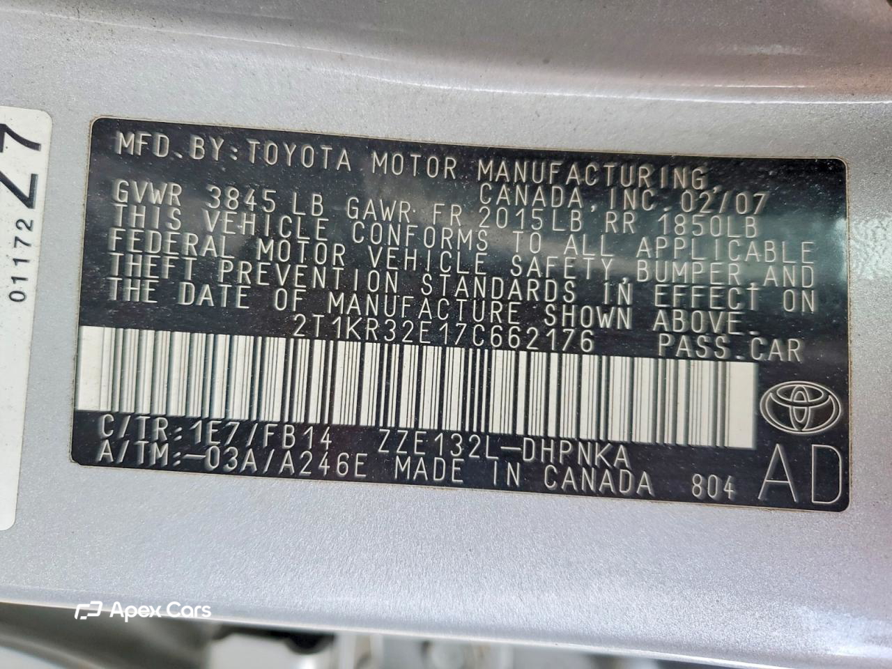 Toyota Matrix 2007