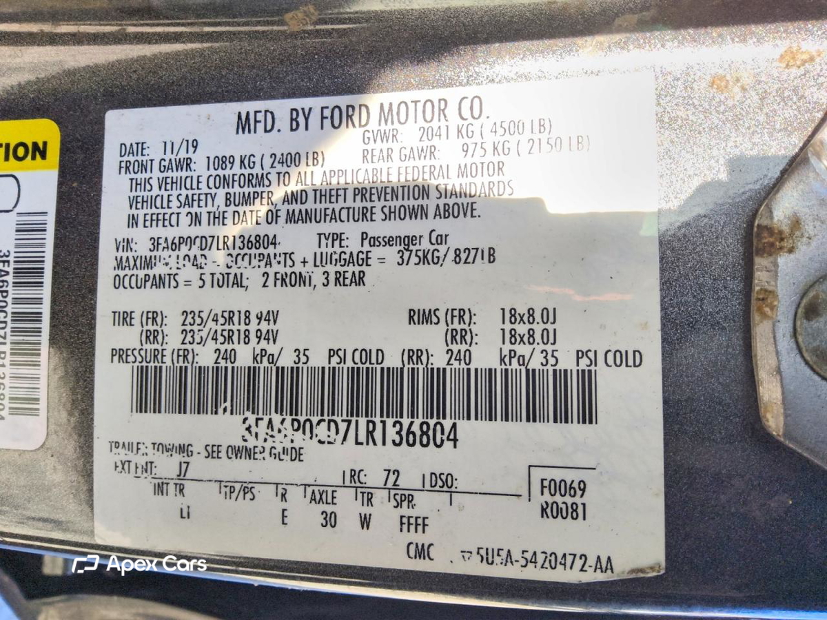 Ford Fusion 2020