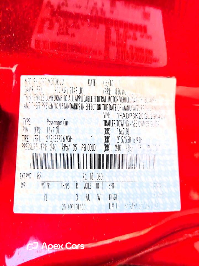 Ford Focus 2016