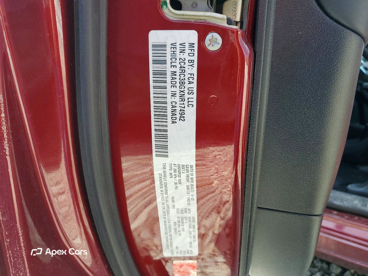 Chrysler Pacifica 2022