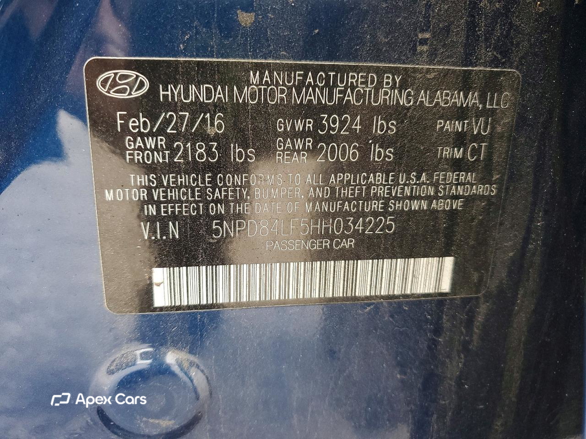 Hyundai Elantra 2017