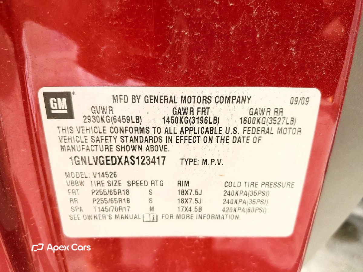 Chevrolet Traverse 2010