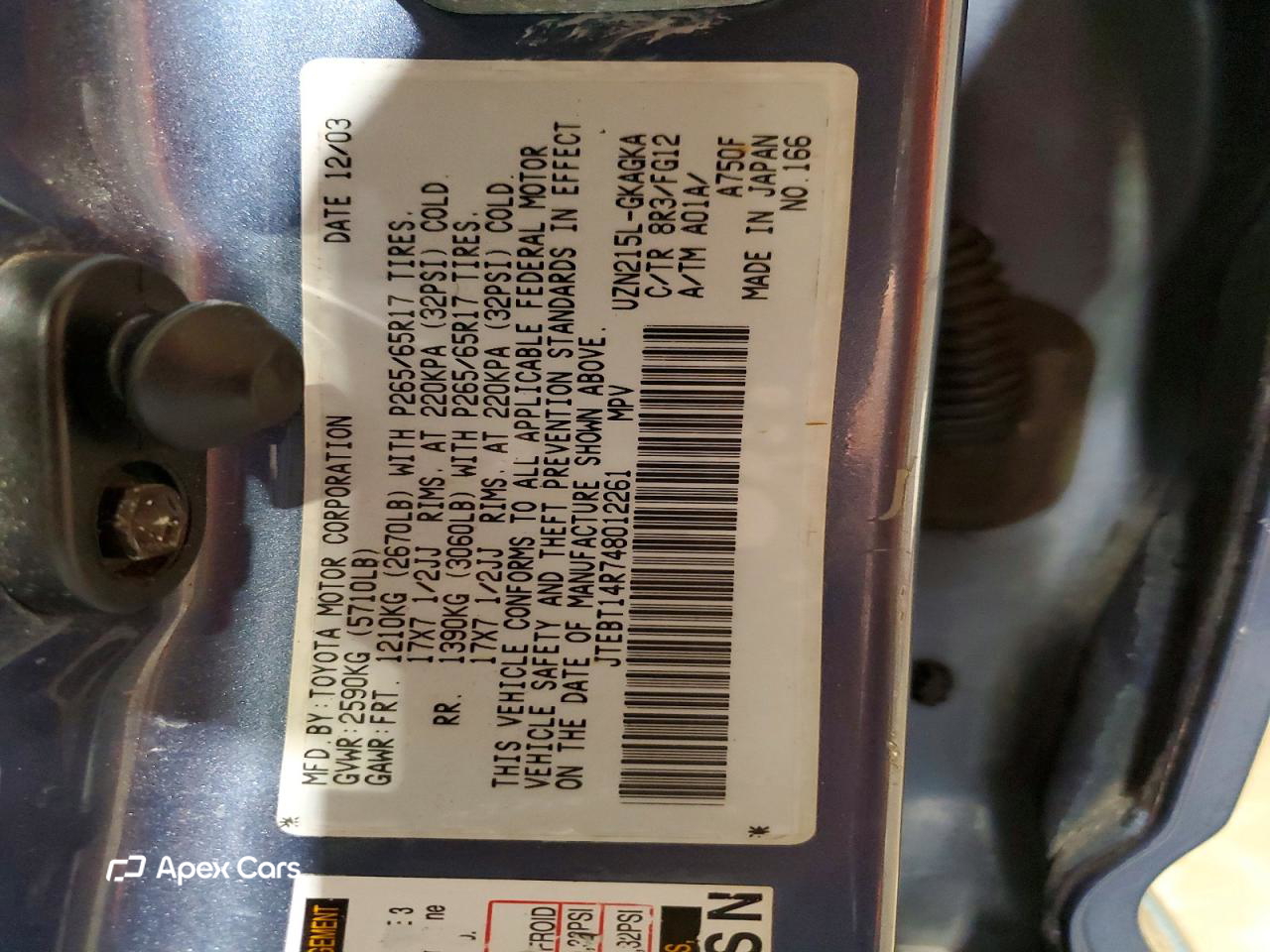 Toyota 4Runner 2004
