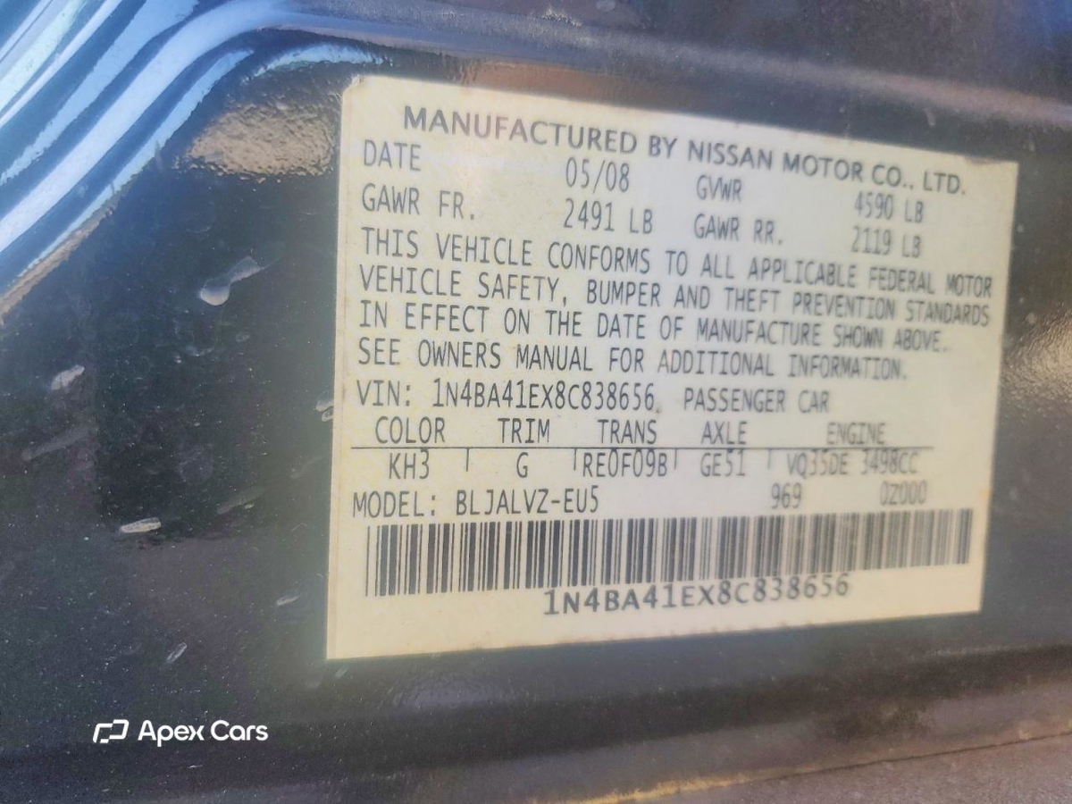 Nissan Maxima 2008