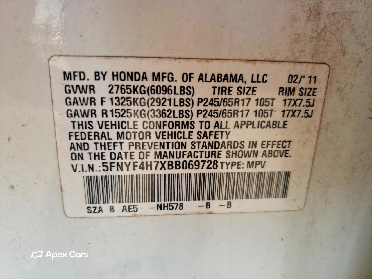 Honda Pilot 2011