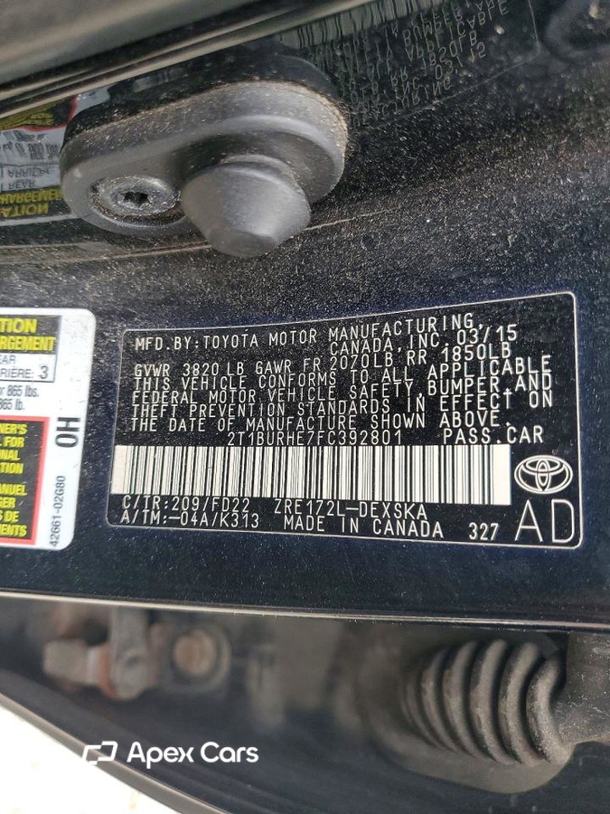 Toyota Corolla 2015