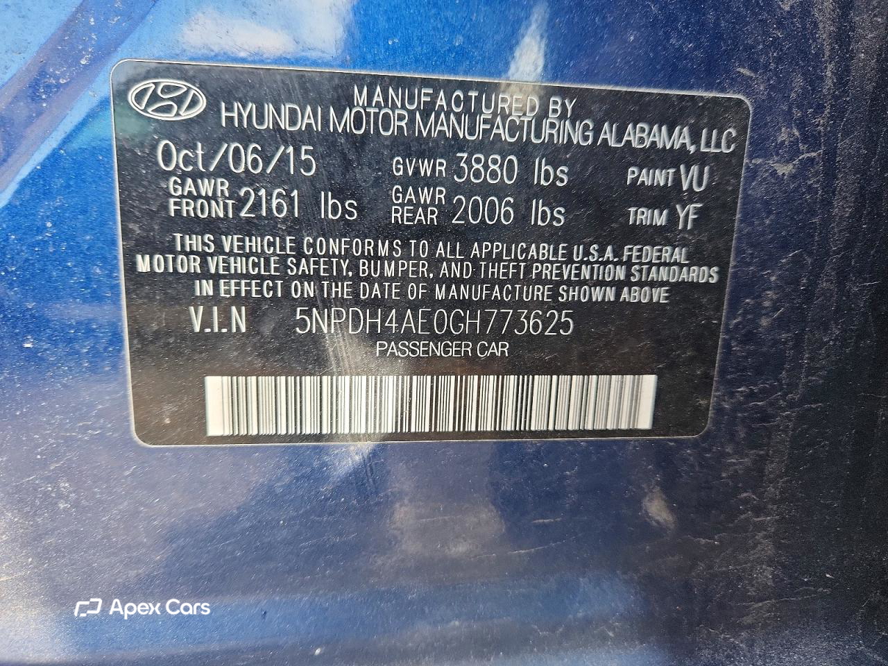 Hyundai Elantra 2016