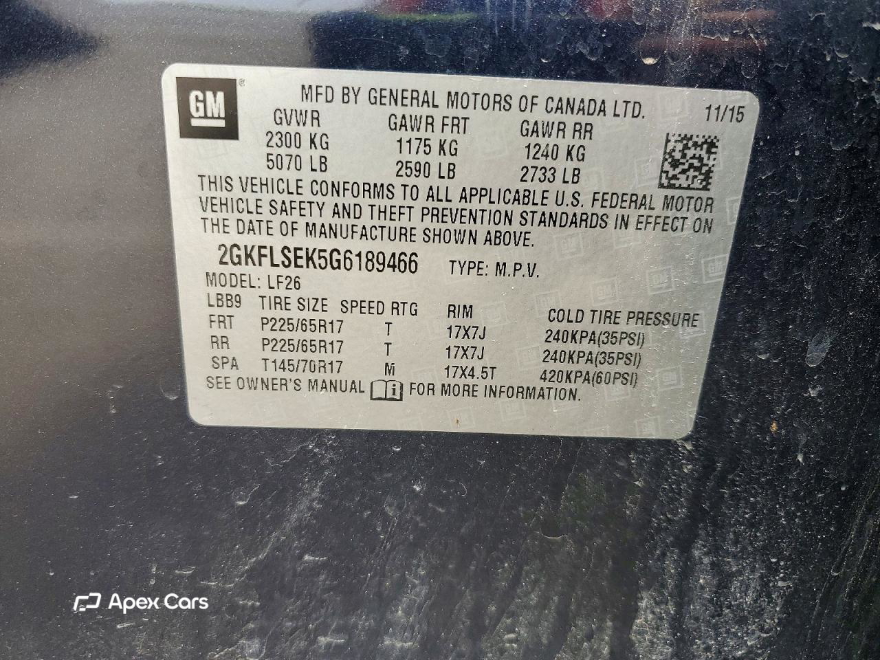GMC Terrain 2016