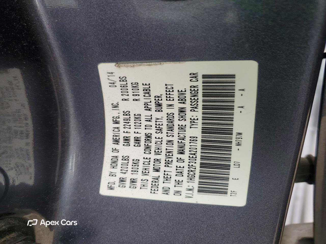 Honda Accord 2014