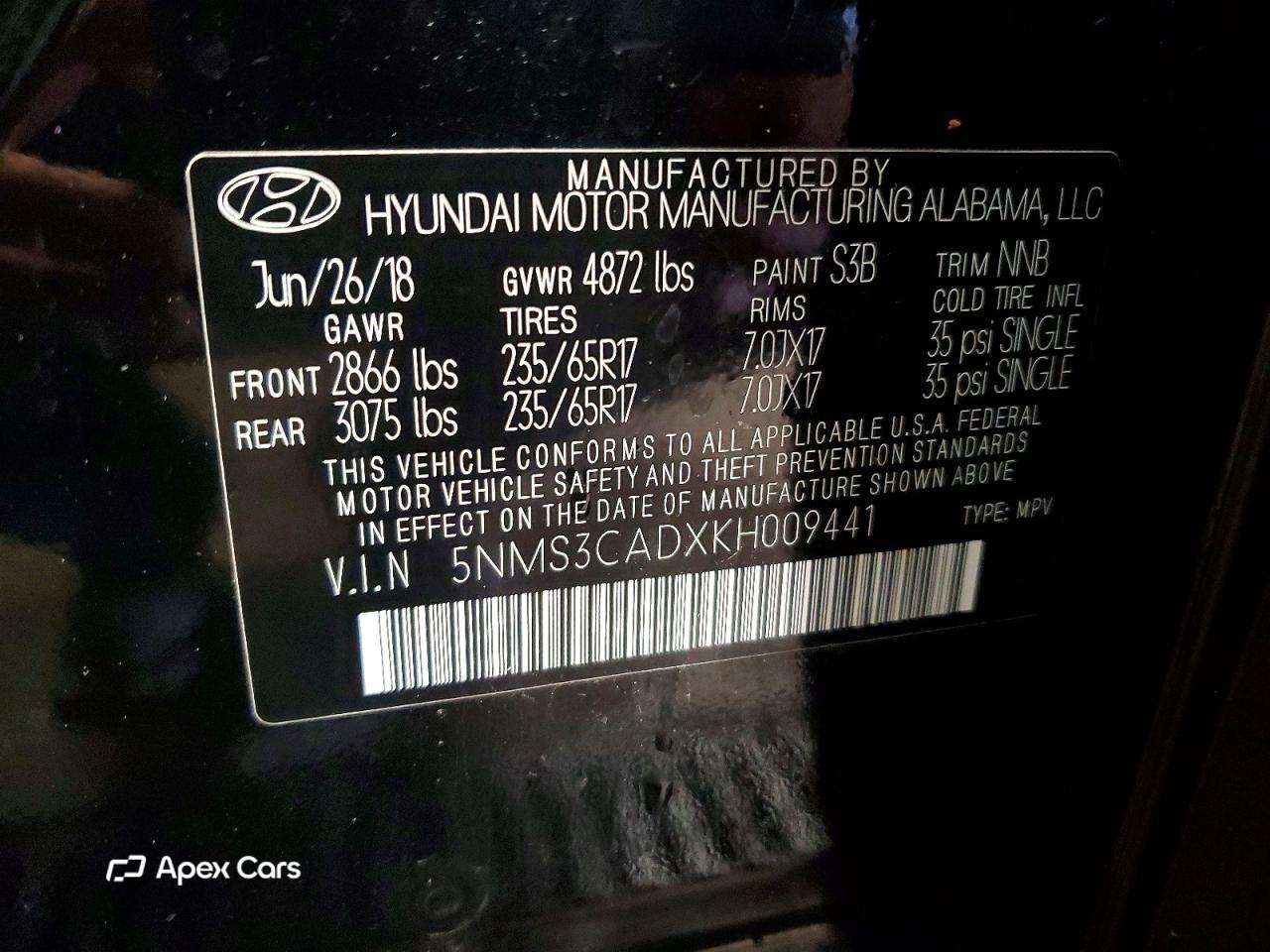 Hyundai Santa Fe 2019