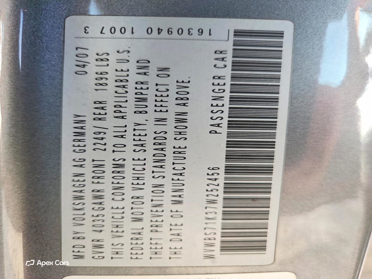 Volkswagen Golf 2007