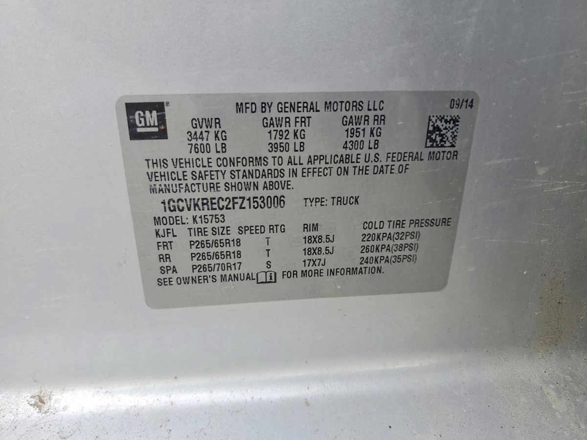 Chevrolet Silverado 2015
