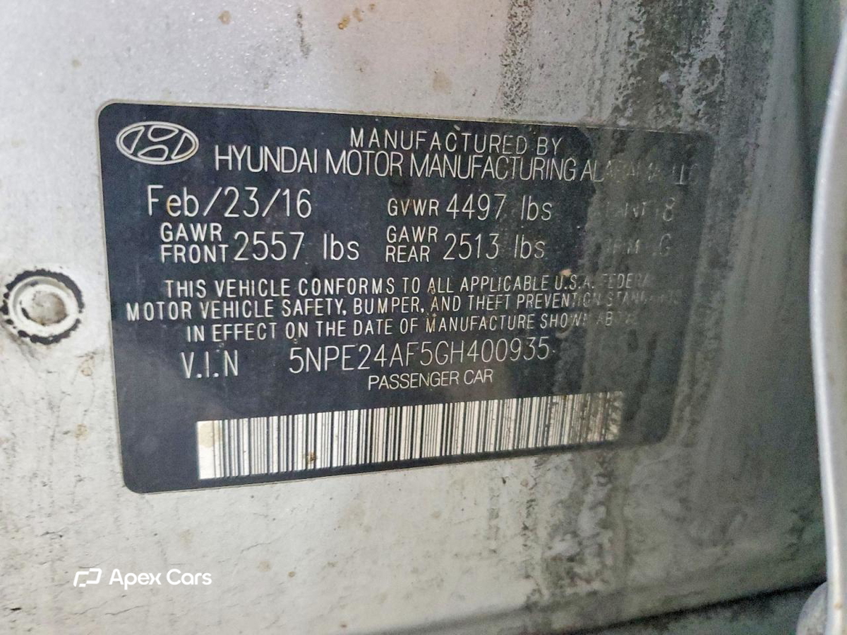 Hyundai Sonata 2016
