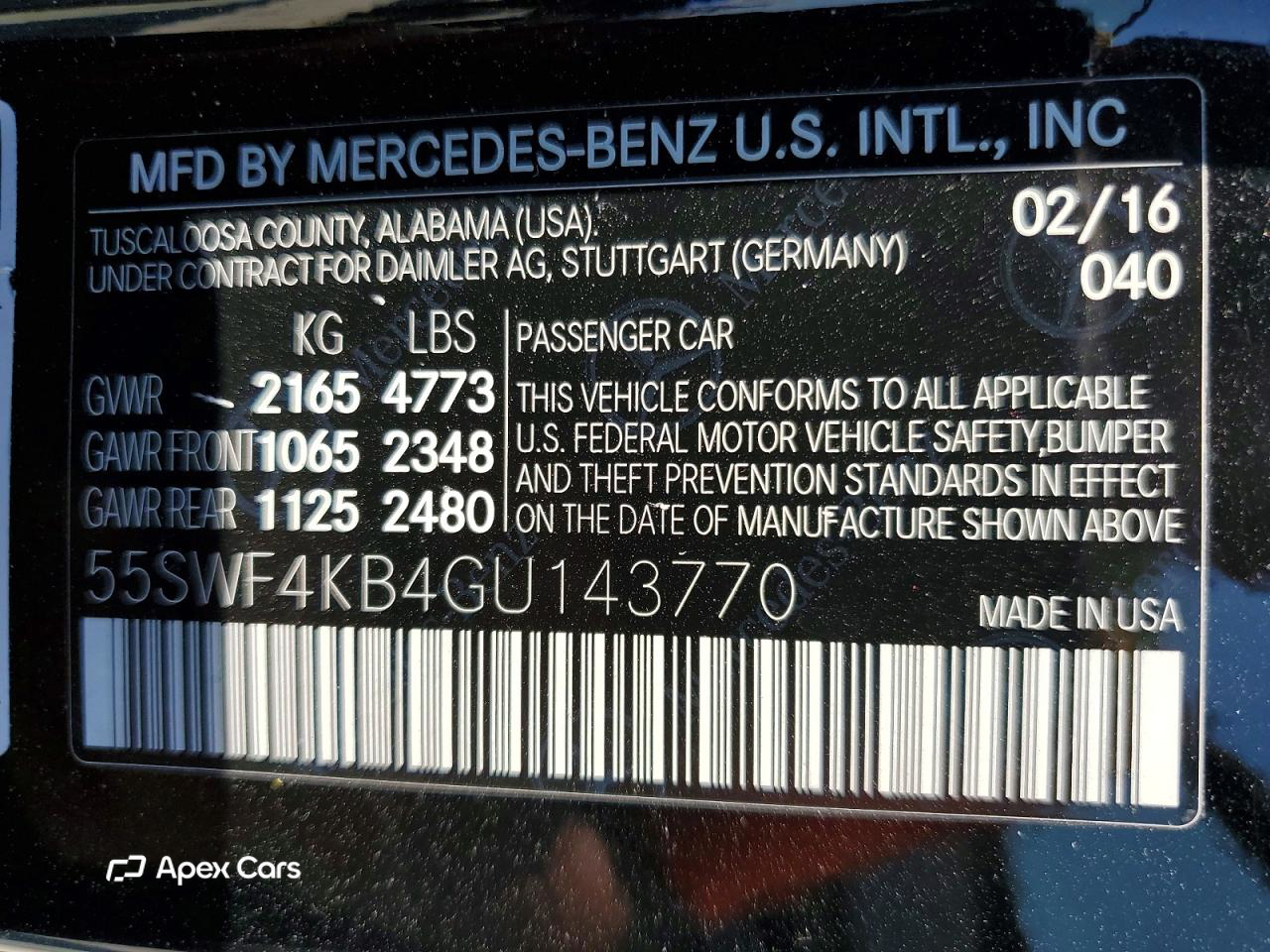 Mercedes-Benz C-klasse 2016