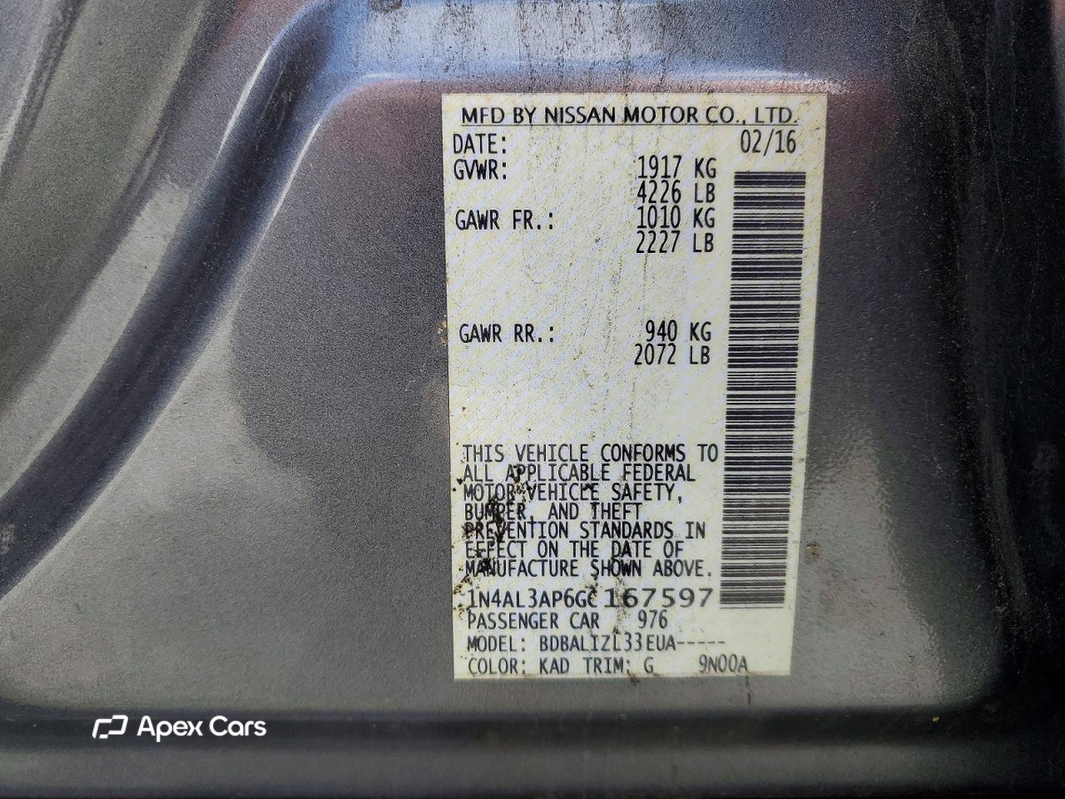 Nissan Altima 2016