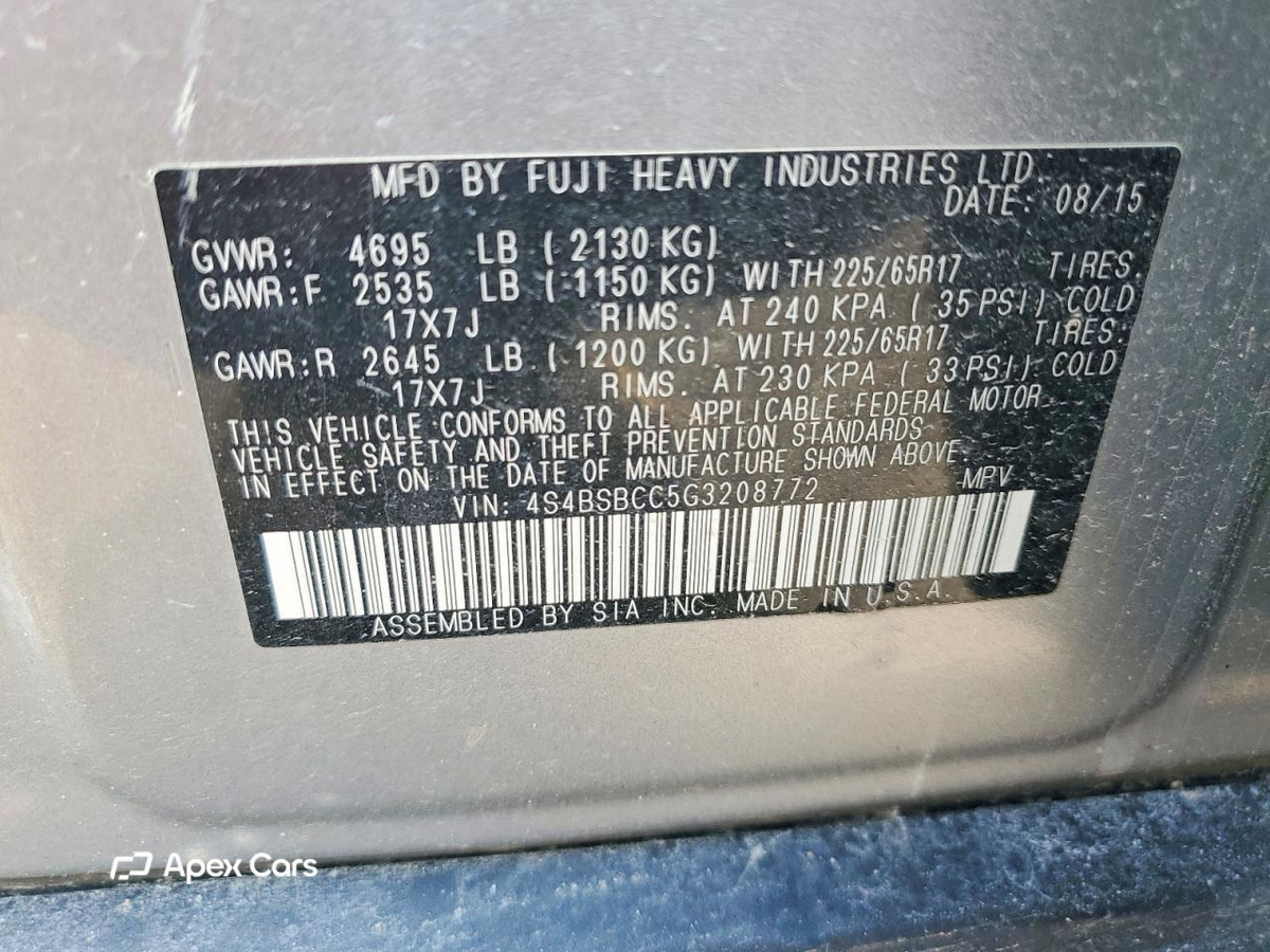 Subaru Outback 2016