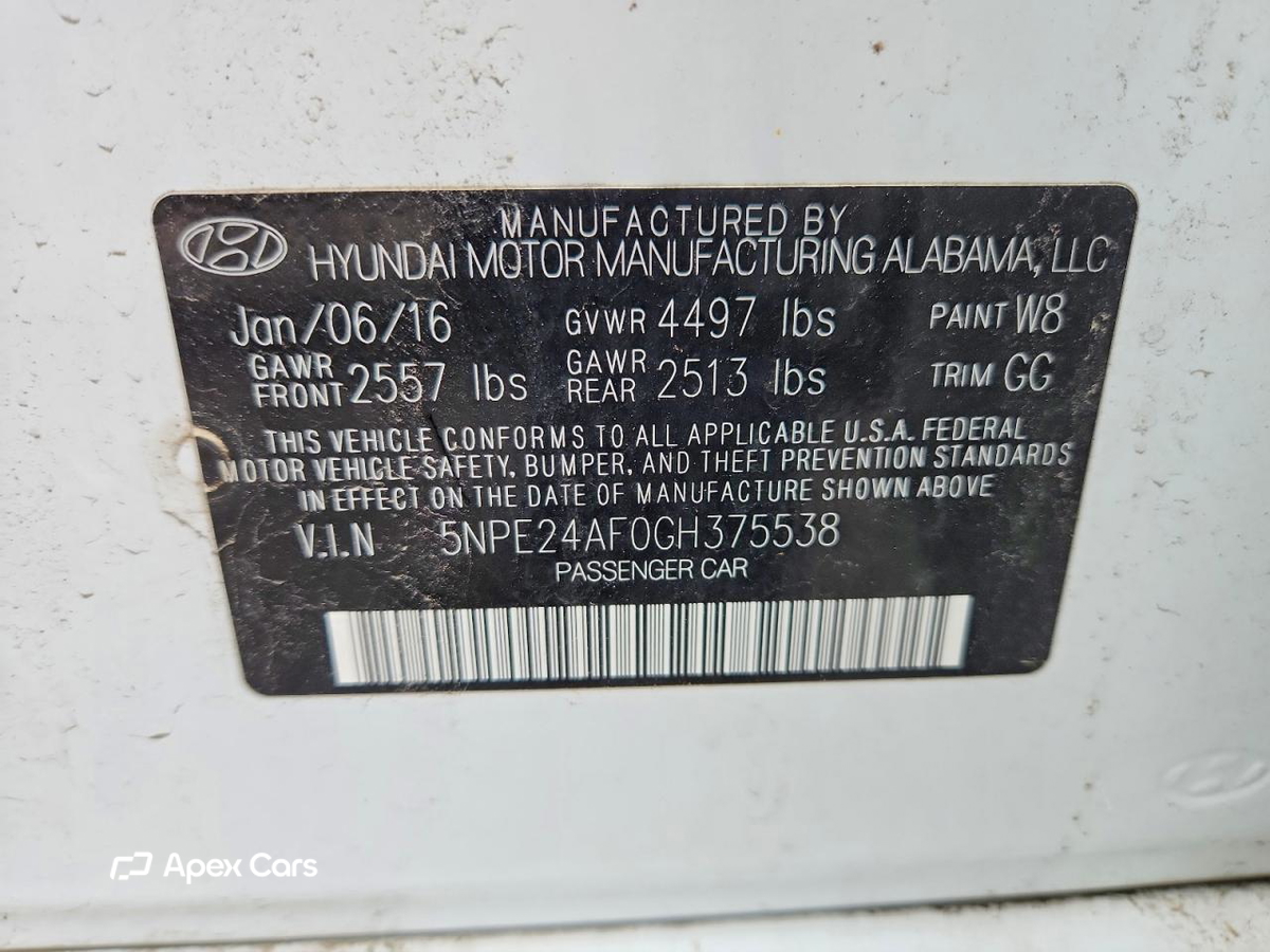 Hyundai Sonata 2016