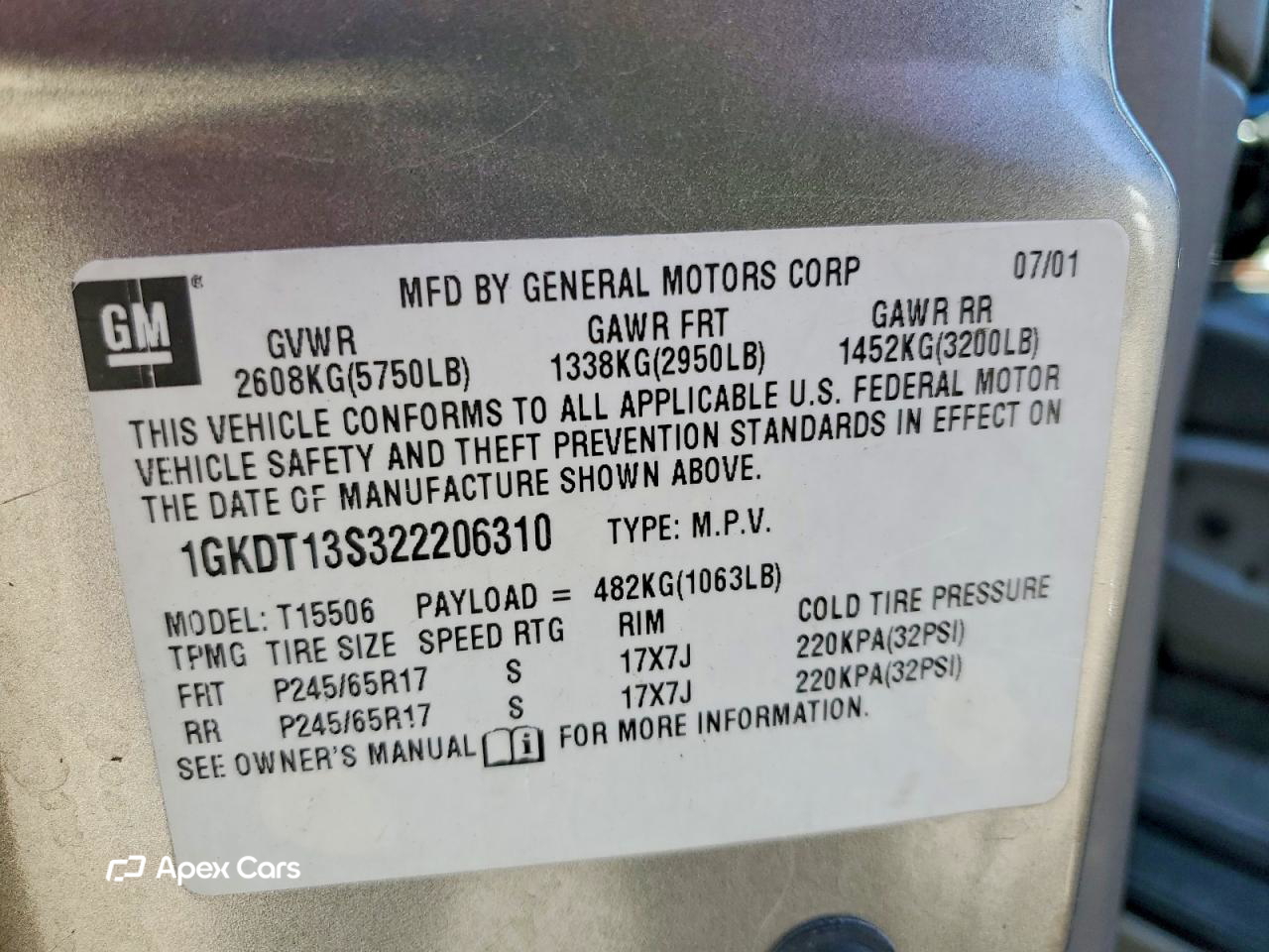 GMC Envoy 2002
