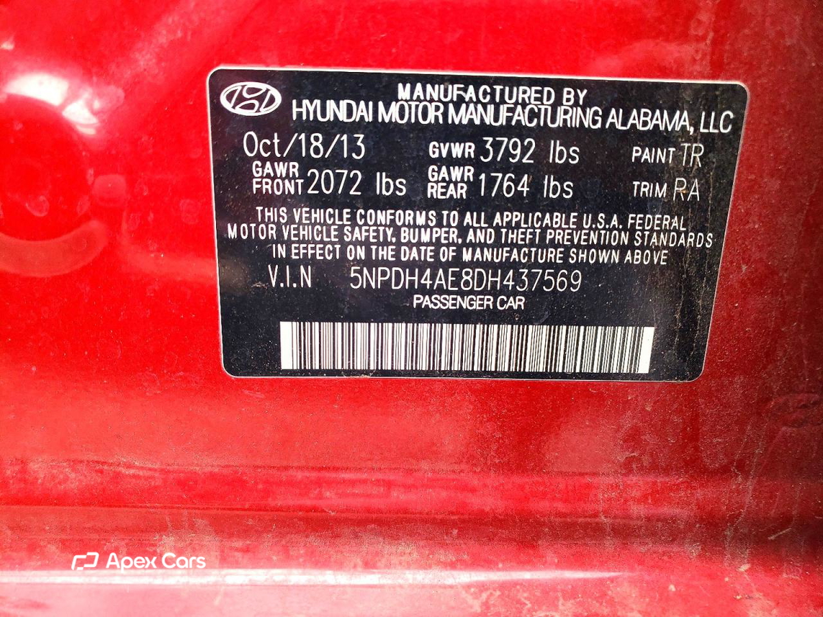 Hyundai Elantra 2013