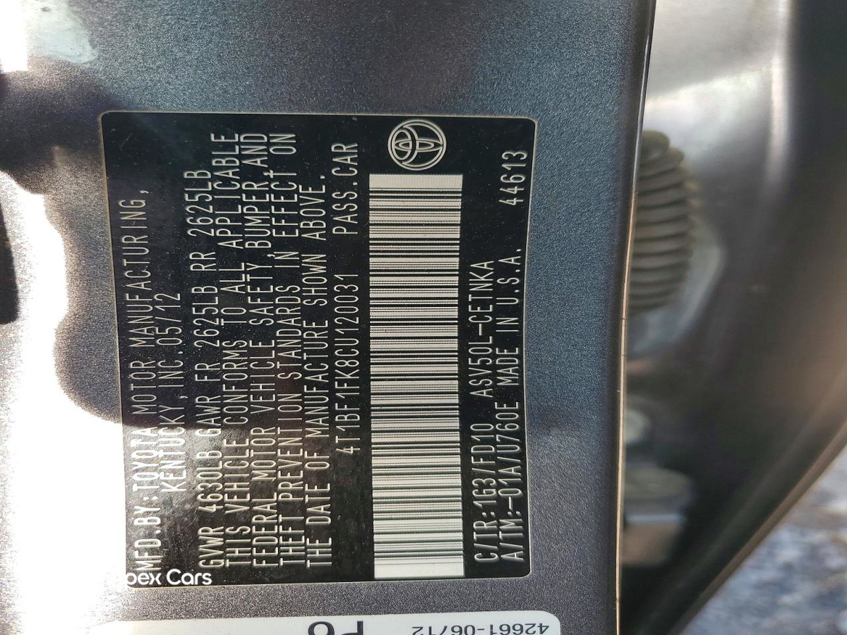 Toyota Camry 2012