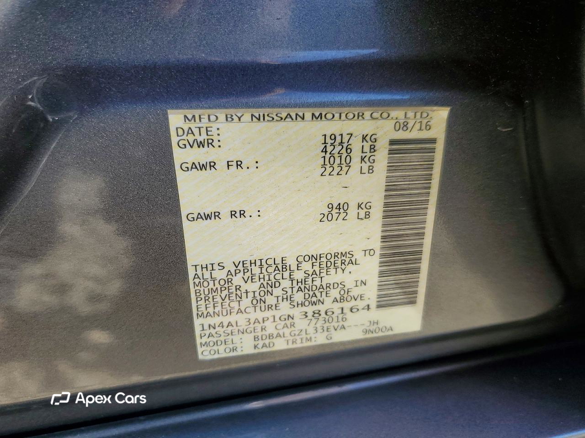 Nissan Altima 2016