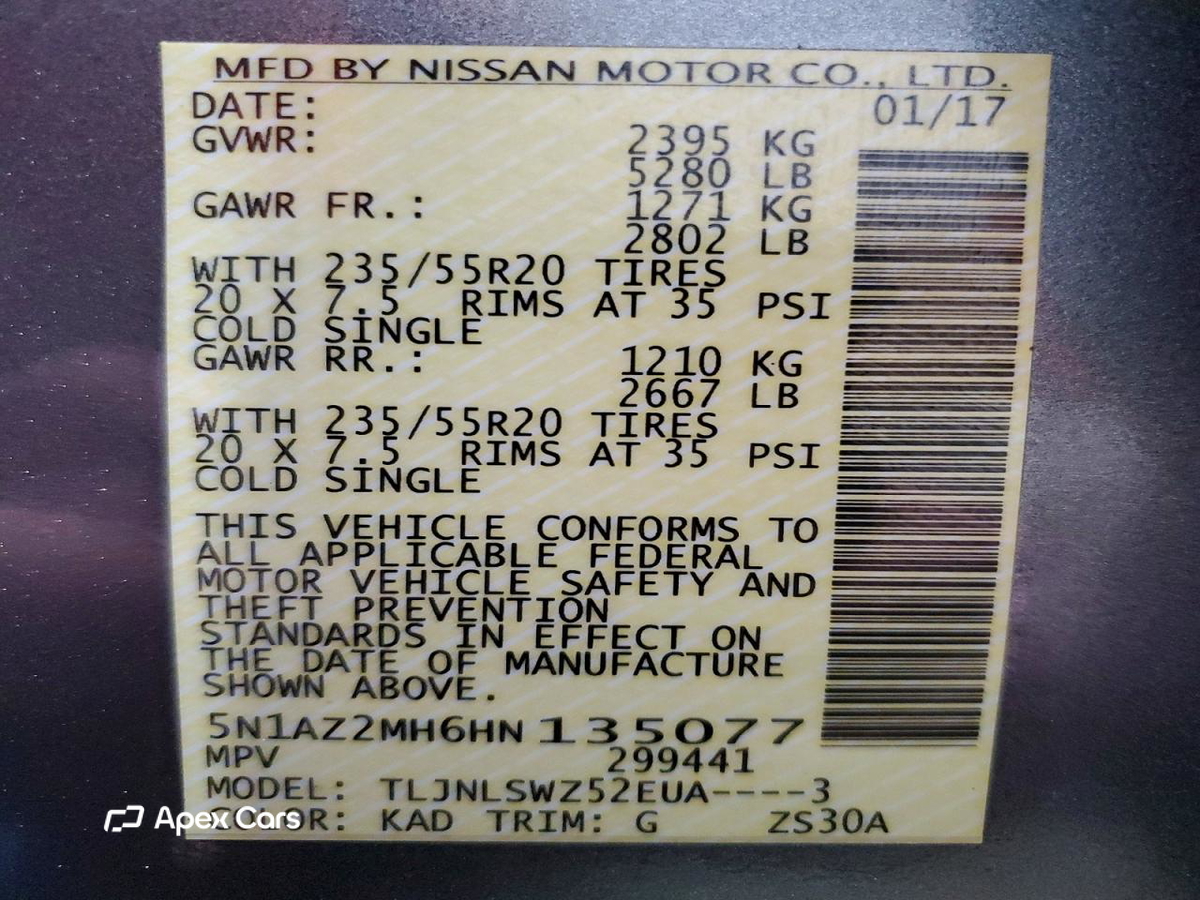 Nissan Murano 2017