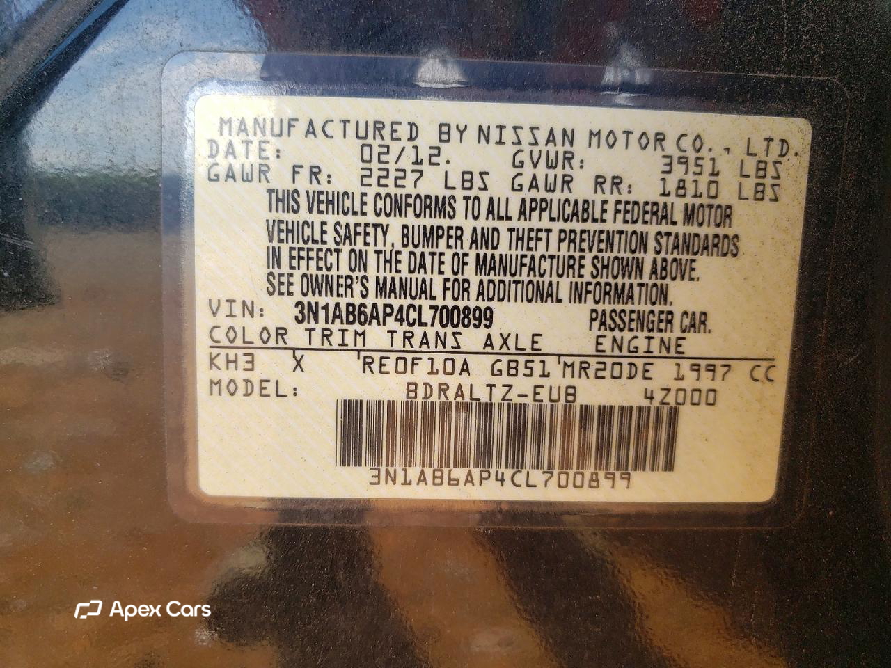 Nissan Sentra 2012