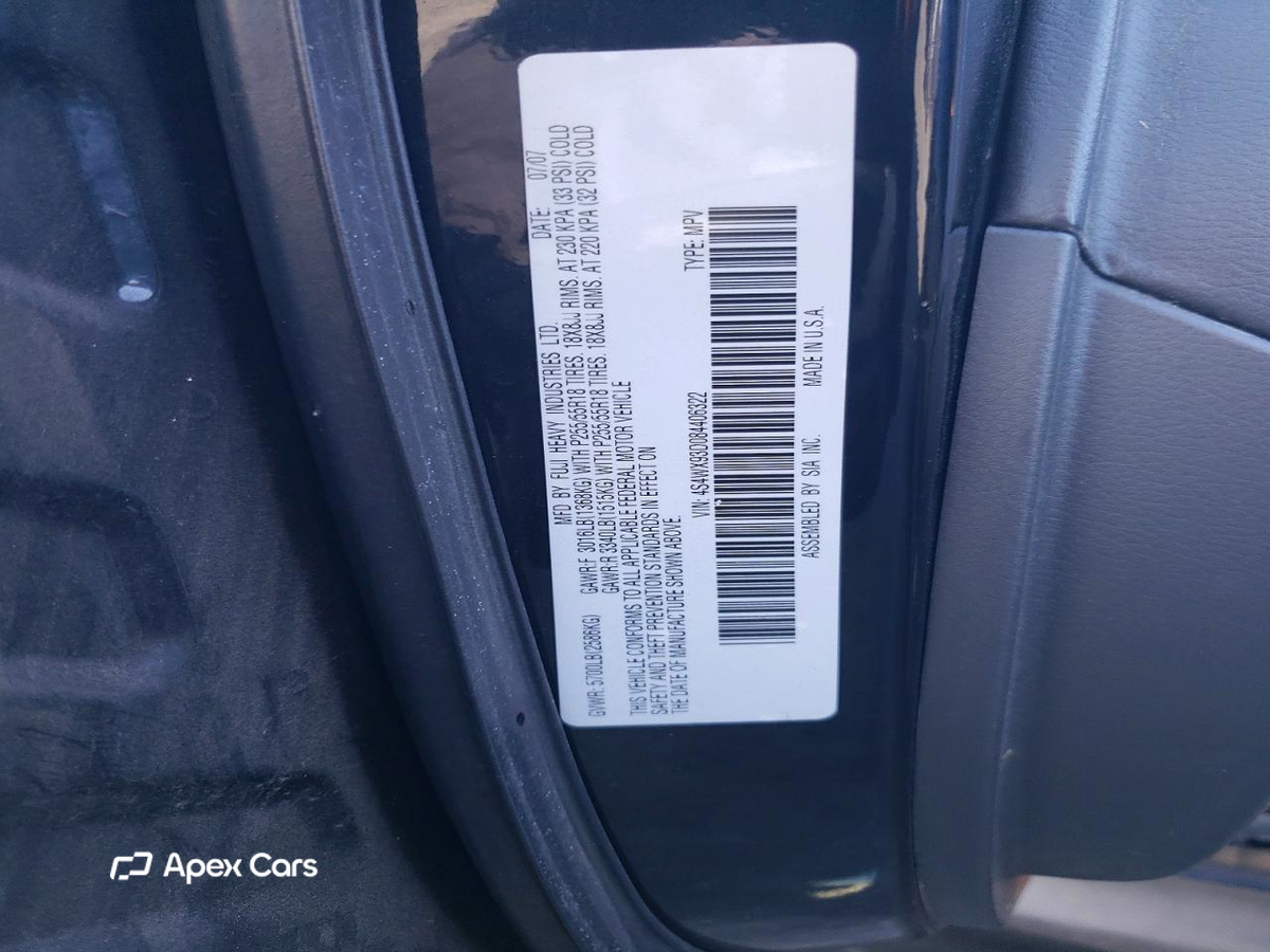Subaru Tribeca 2008