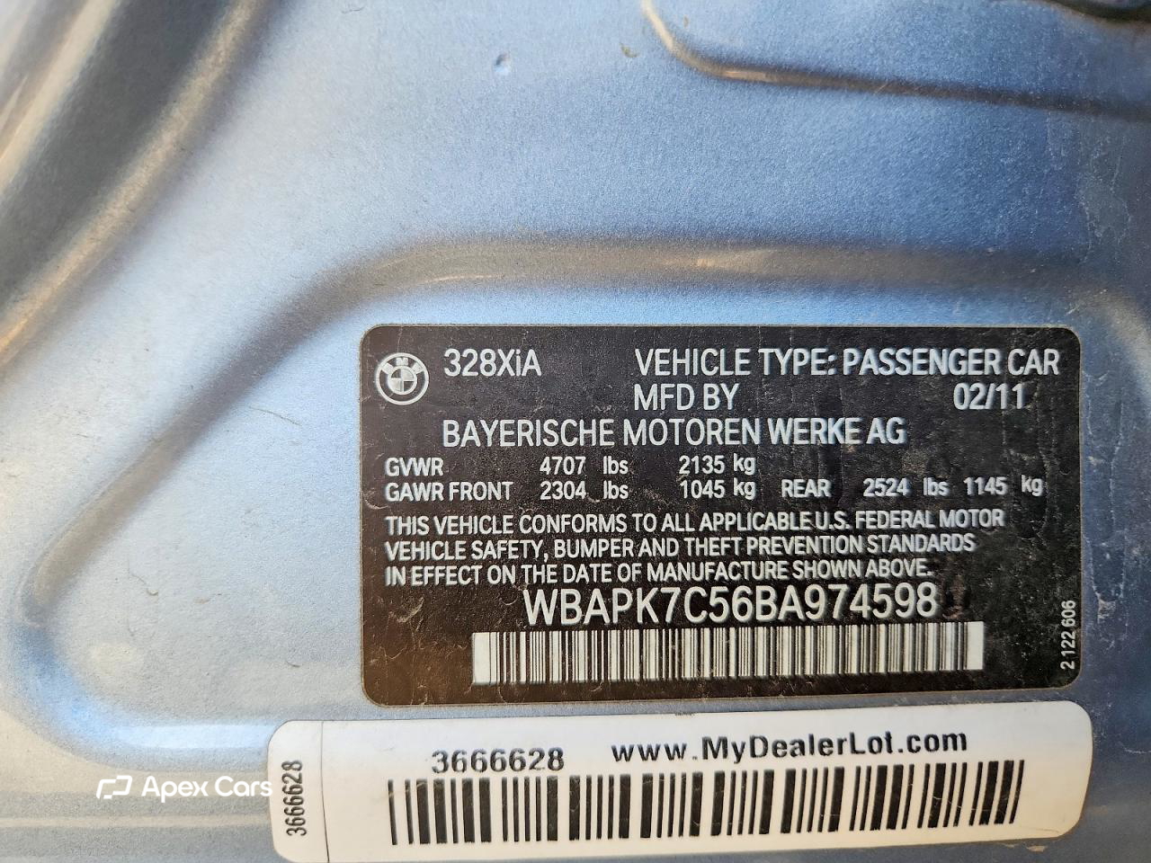 BMW Series 3 2011