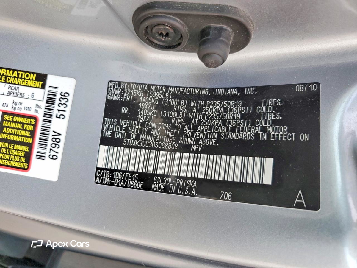 Toyota Sienna 2011