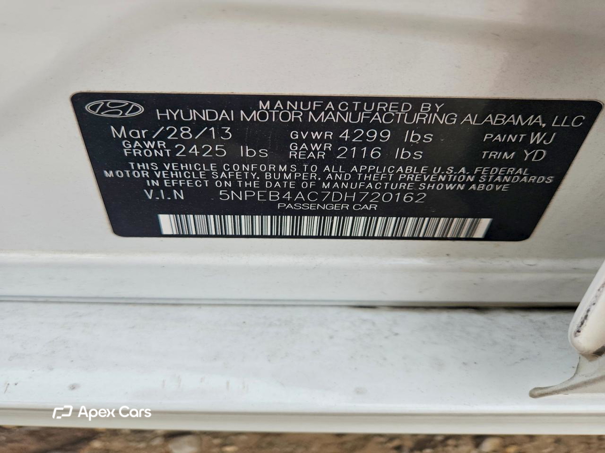 Hyundai Sonata 2013