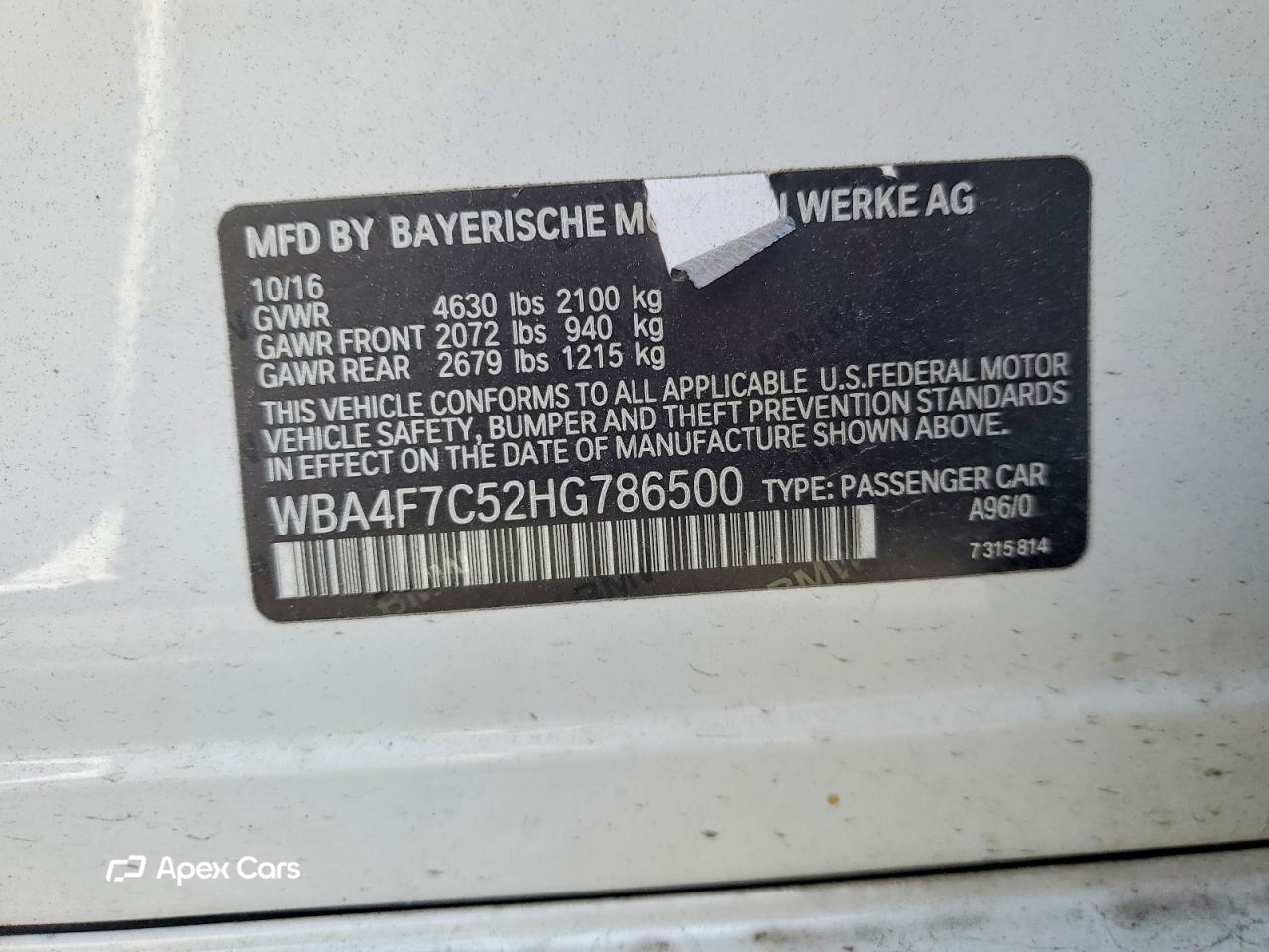 BMW Series 4 2017