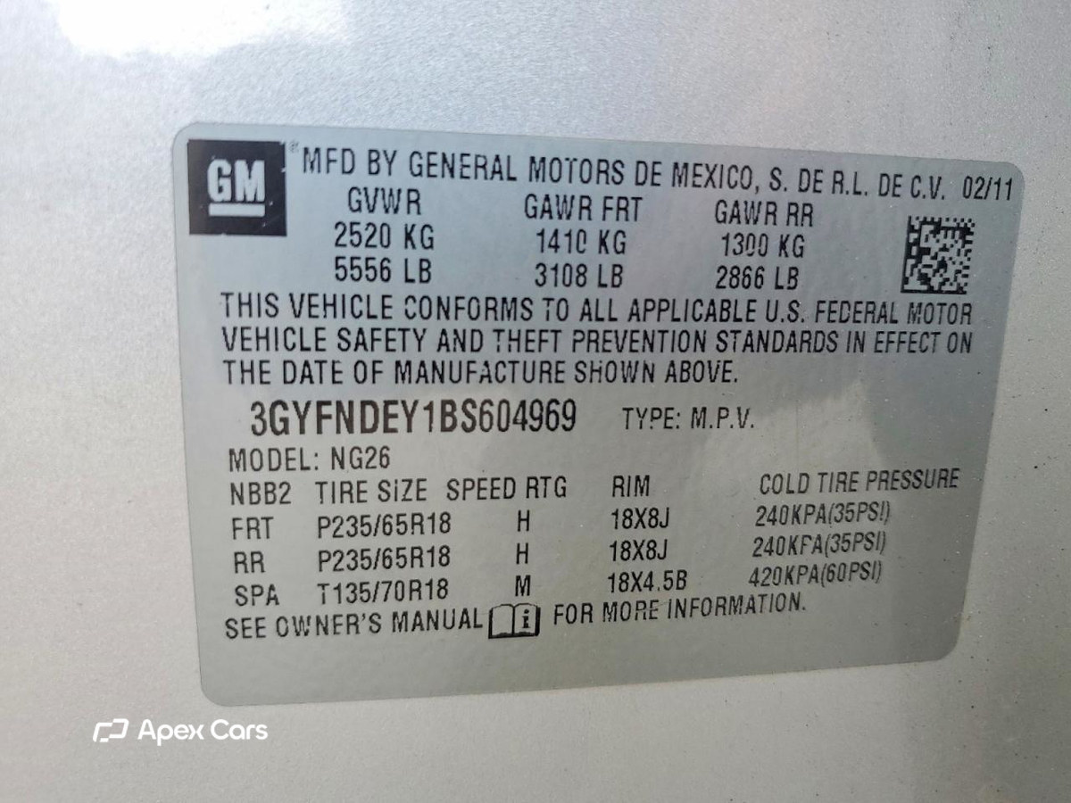Cadillac SRX 2011