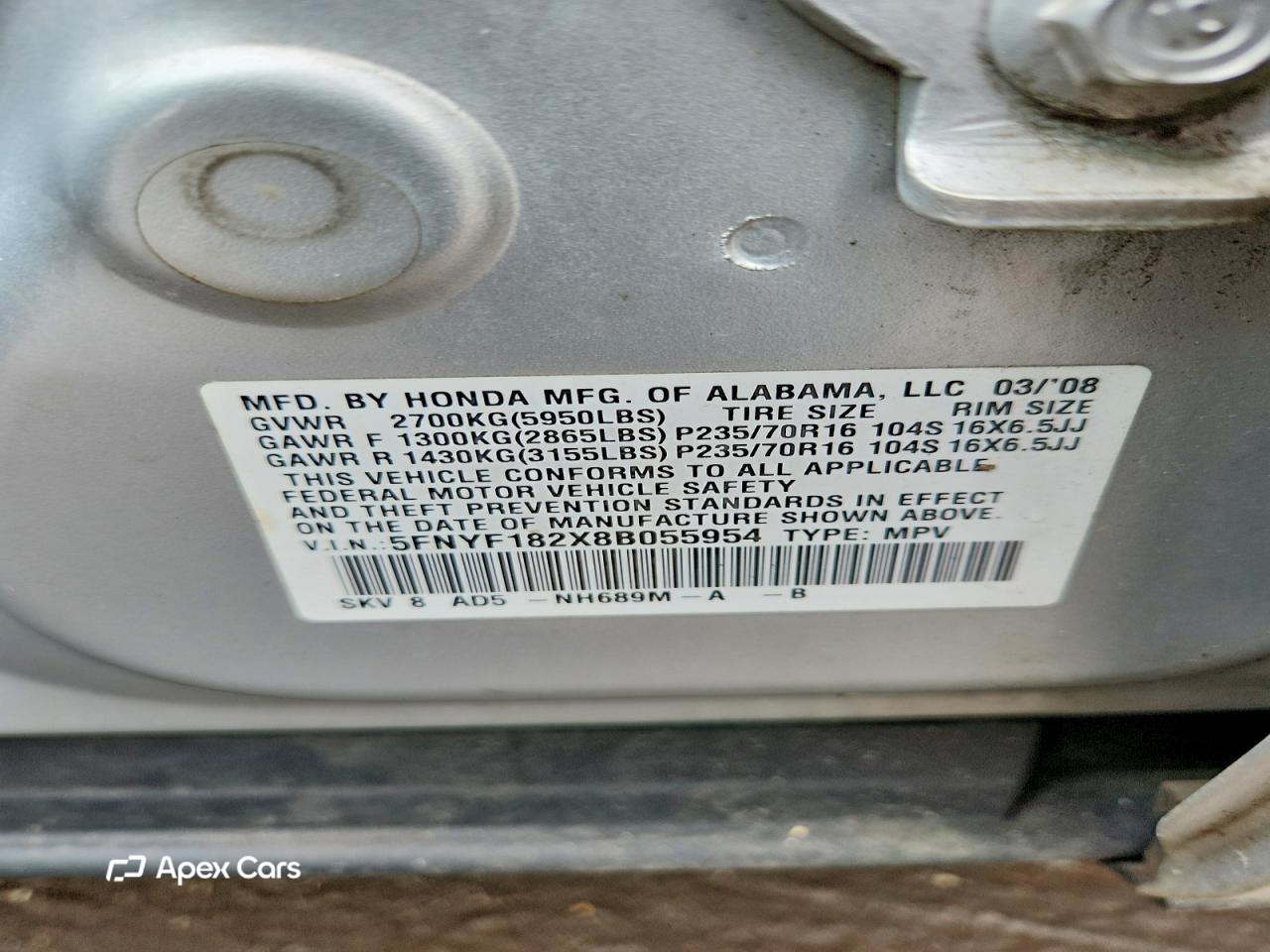 Honda Pilot 2008