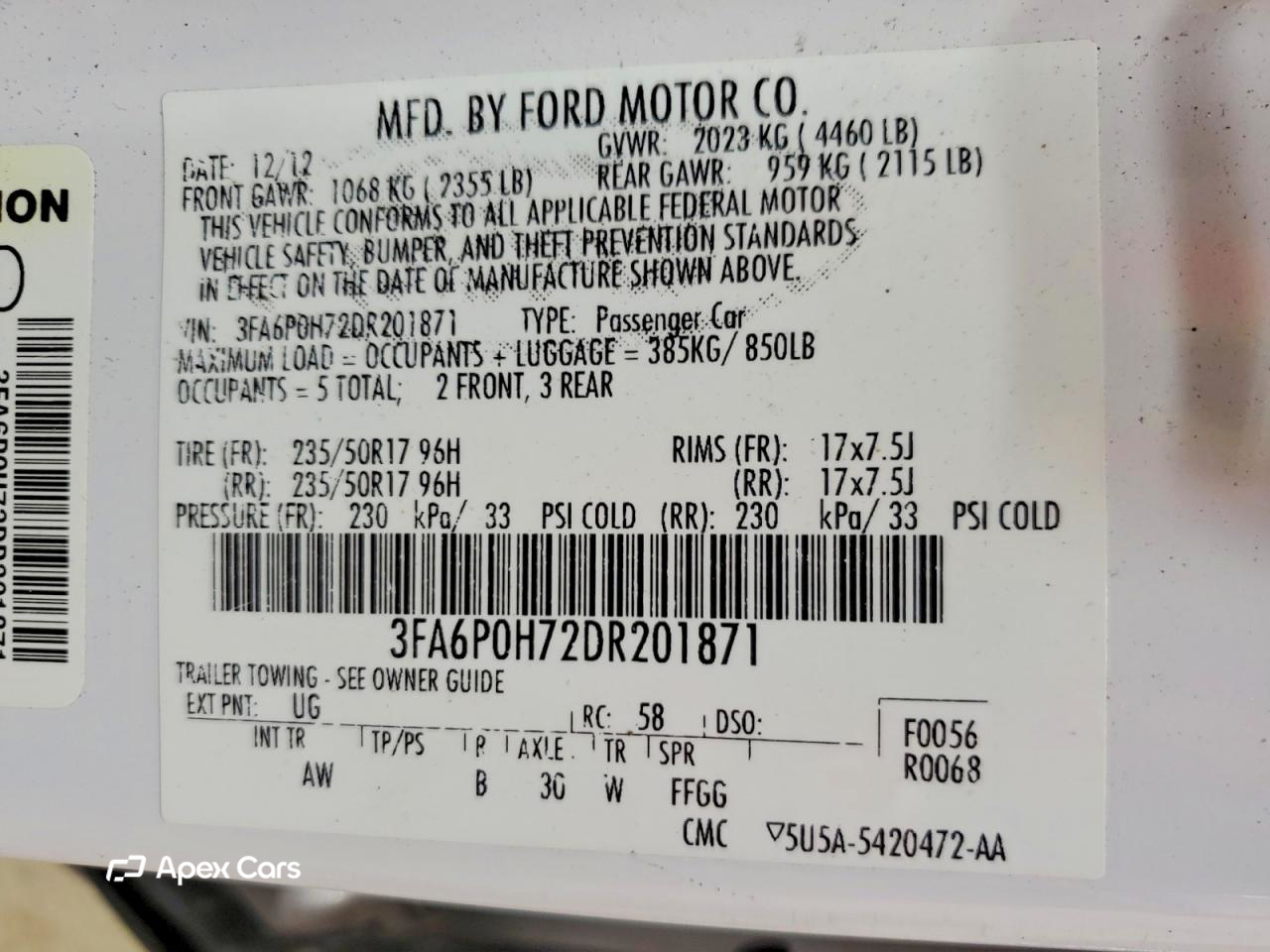 Ford Fusion 2013