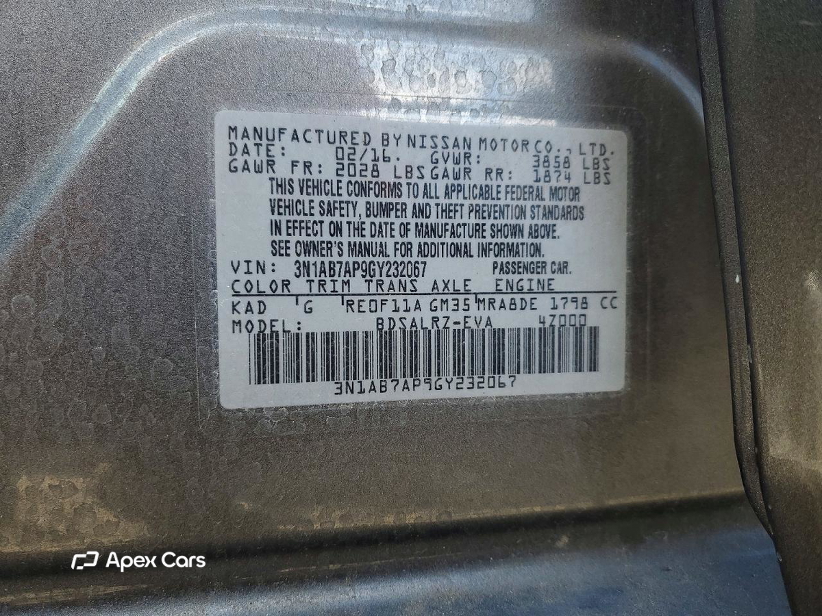 Nissan Sentra 2016