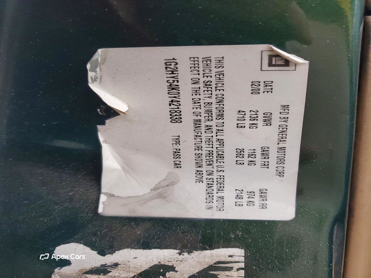 Pontiac Bonneville 2000