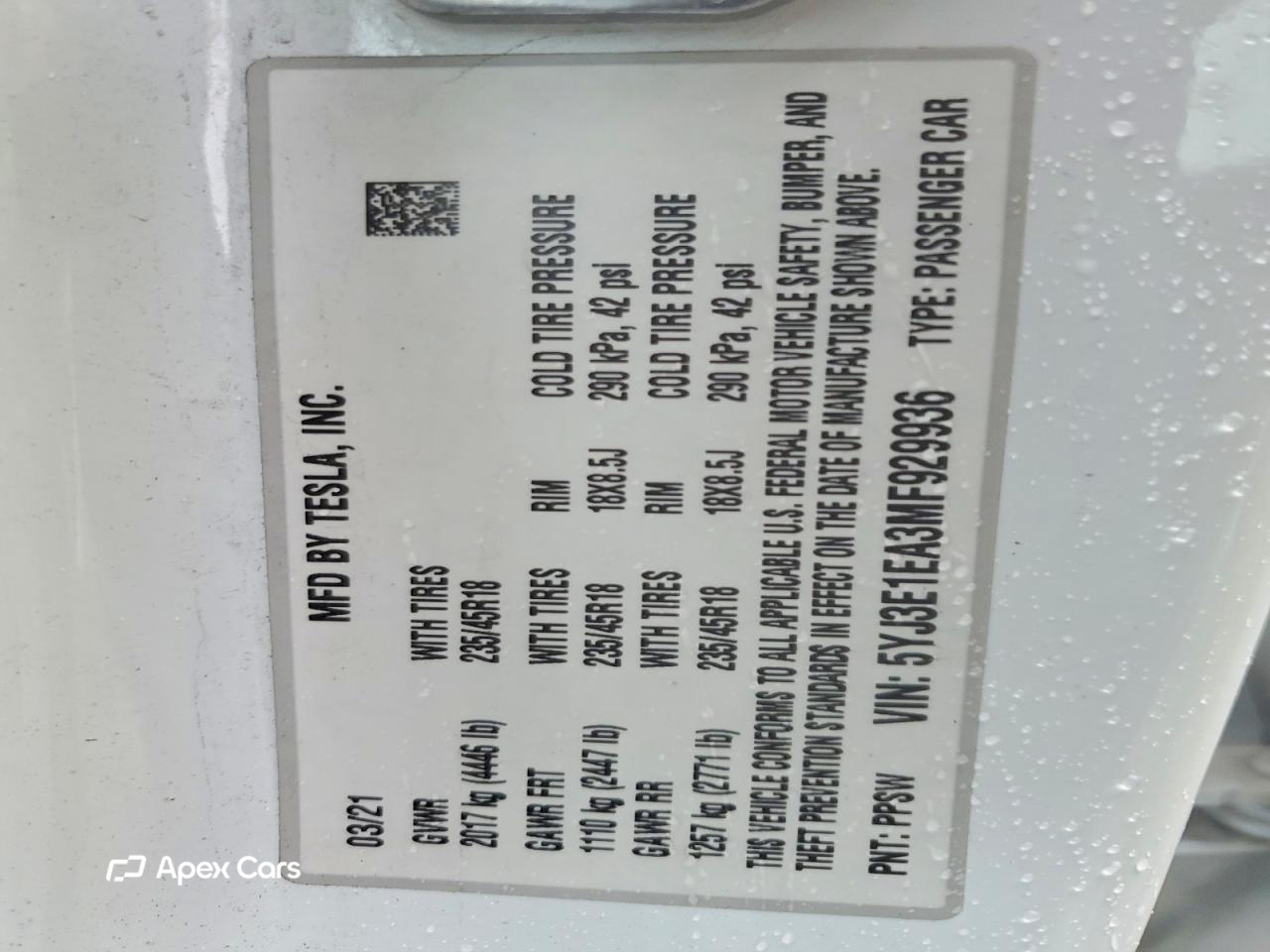Tesla Model 3 2021