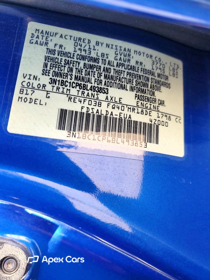 Nissan Versa 2011